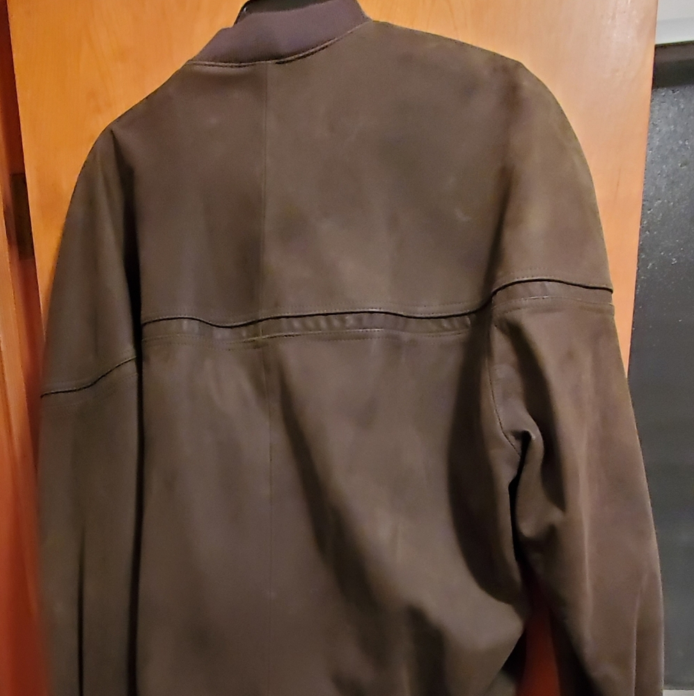 Structure Vintage Leather Jacket - Picture 2 of 3